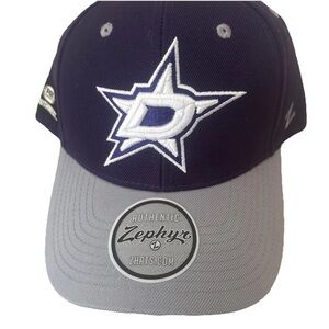 Dallas Stars TCU Snap Back Hat Pro Hockey Purple Gray Texas